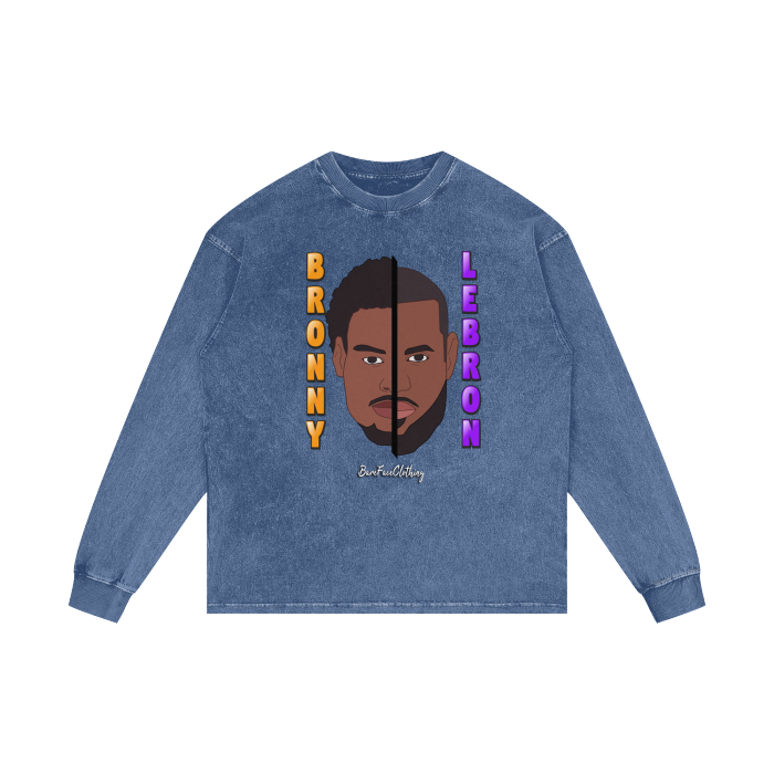 Bronny & LeBron - Long Sleeve T-Shirt