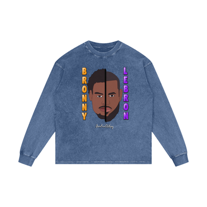 Bronny & LeBron - Long Sleeve T-Shirt