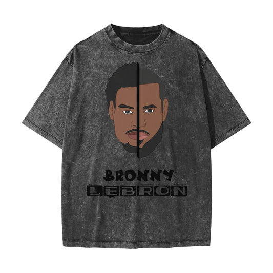 Bronny & LeBron Vintage T-Shirt