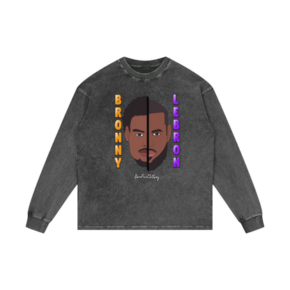 Bronny & LeBron - Long Sleeve T-Shirt