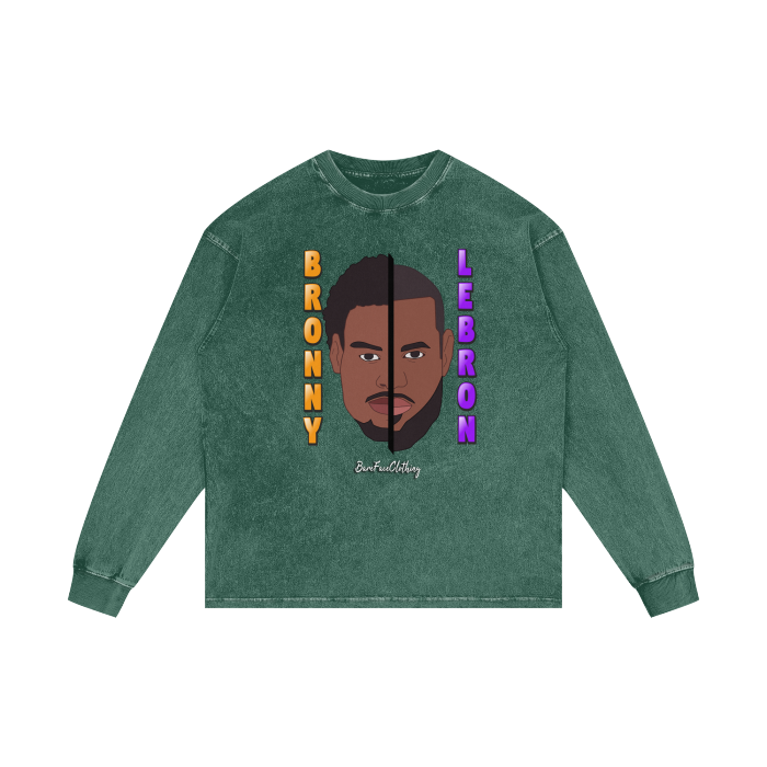 Bronny & LeBron - Long Sleeve T-Shirt