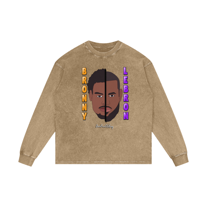 Bronny & LeBron - Long Sleeve T-Shirt